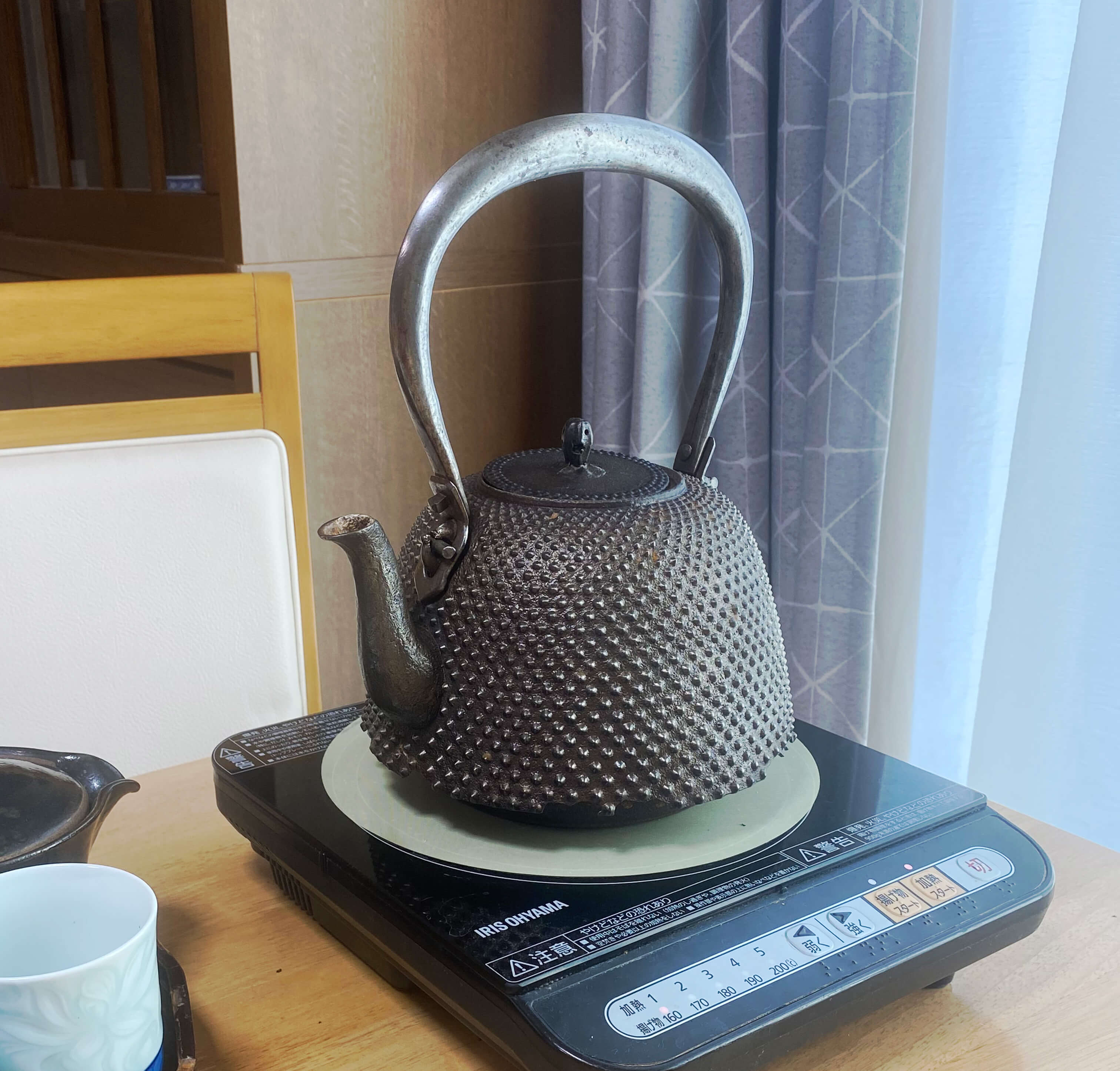 テーブルにIHで！お茶・紅茶・珈琲を楽しむ！
